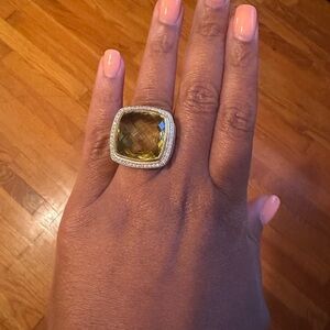 David Yurman Gold and Silver Statement Ring
